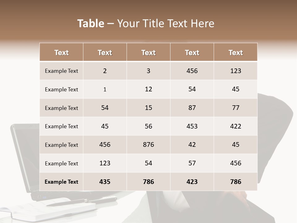 Modern Neck Massage PowerPoint Template