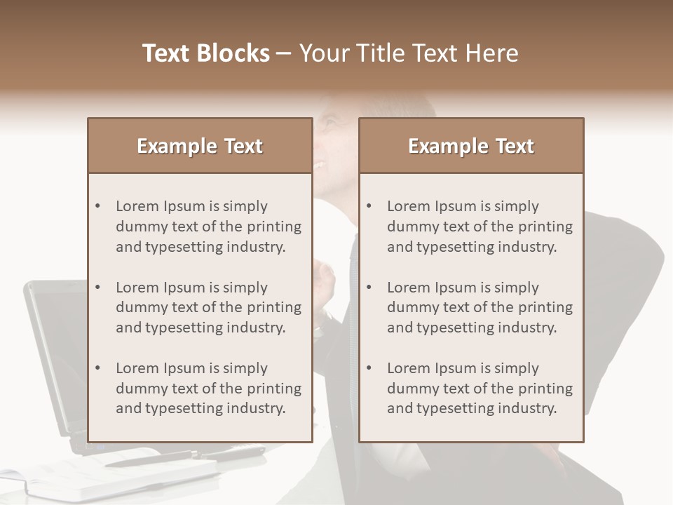Modern Neck Massage PowerPoint Template