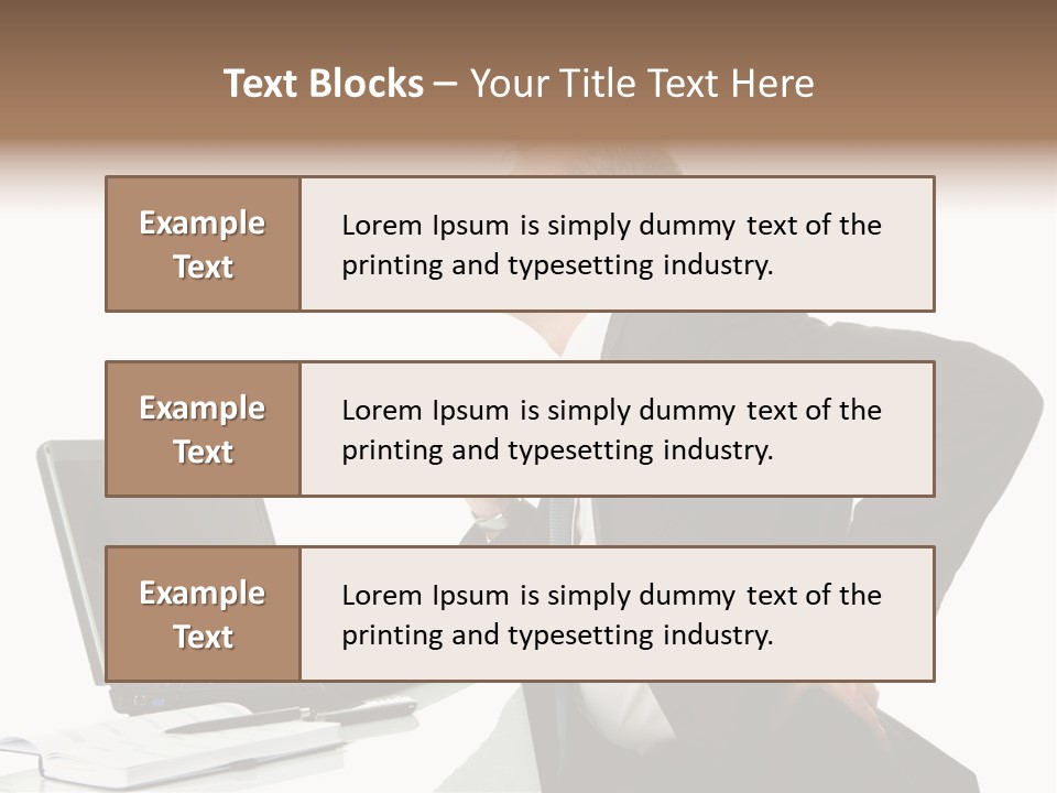 Modern Neck Massage PowerPoint Template