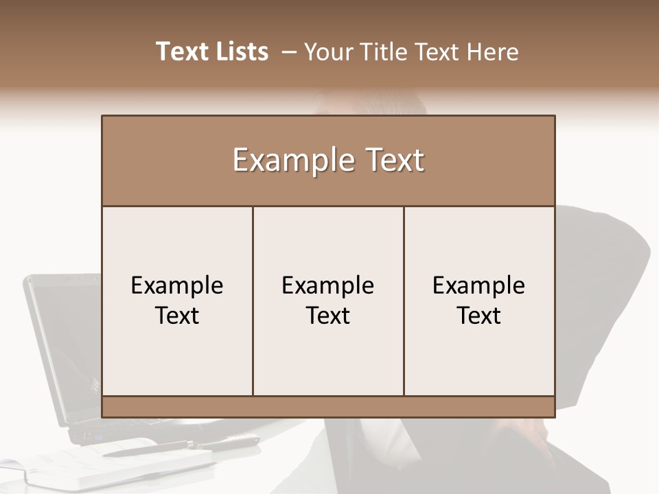 Modern Neck Massage PowerPoint Template