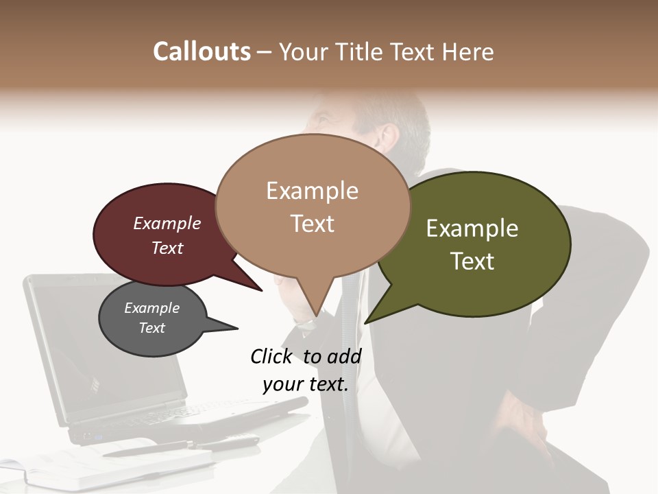 Modern Neck Massage PowerPoint Template