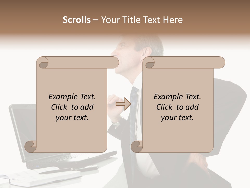 Modern Neck Massage PowerPoint Template