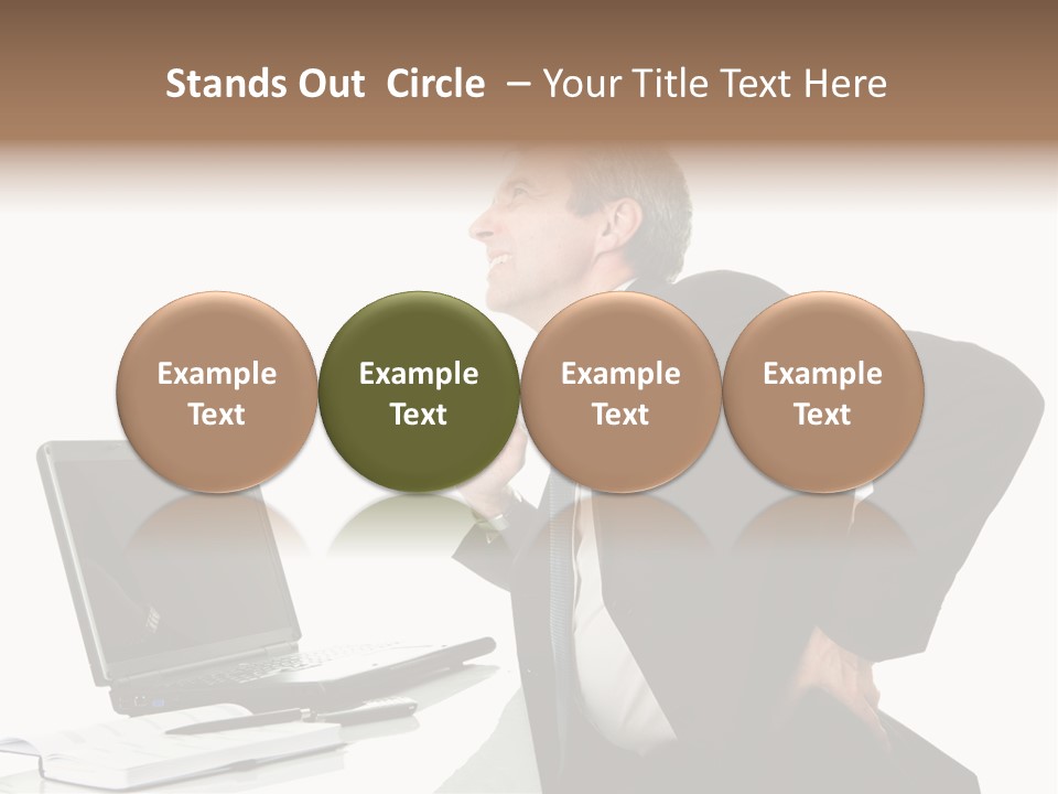 Modern Neck Massage PowerPoint Template