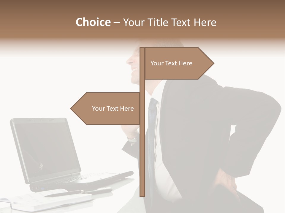 Modern Neck Massage PowerPoint Template