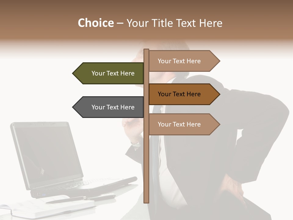 Modern Neck Massage PowerPoint Template