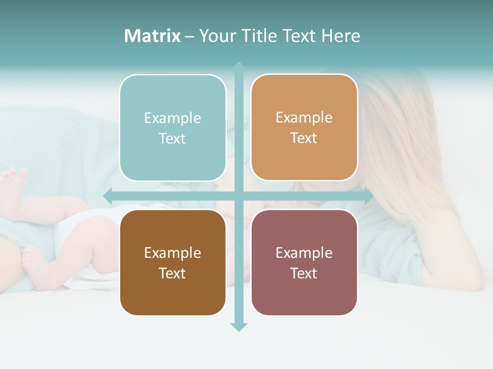 Feeding Little Look PowerPoint Template