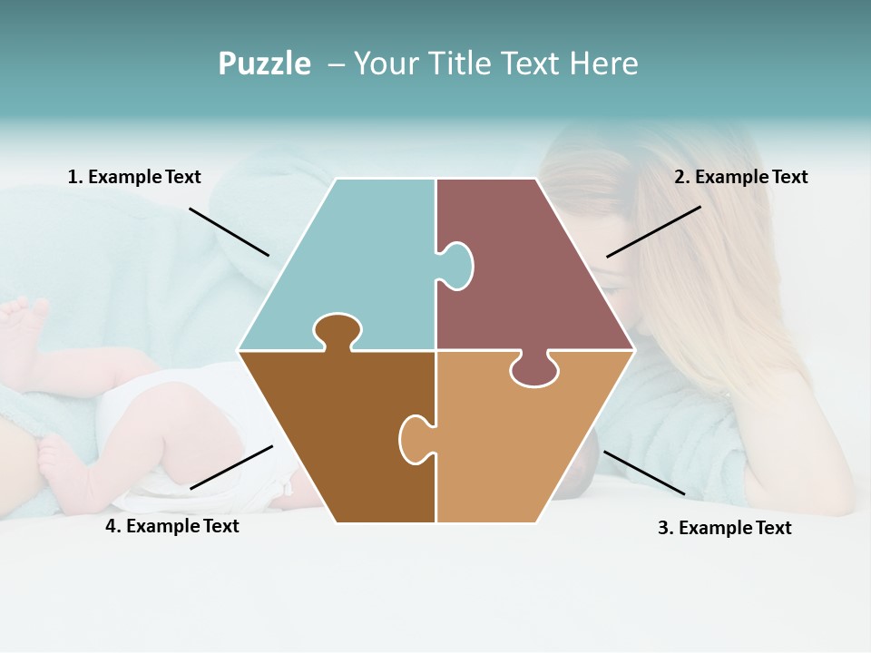 Feeding Little Look PowerPoint Template