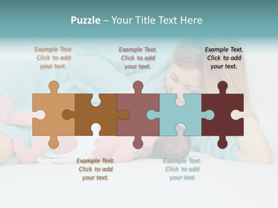 Feeding Little Look PowerPoint Template