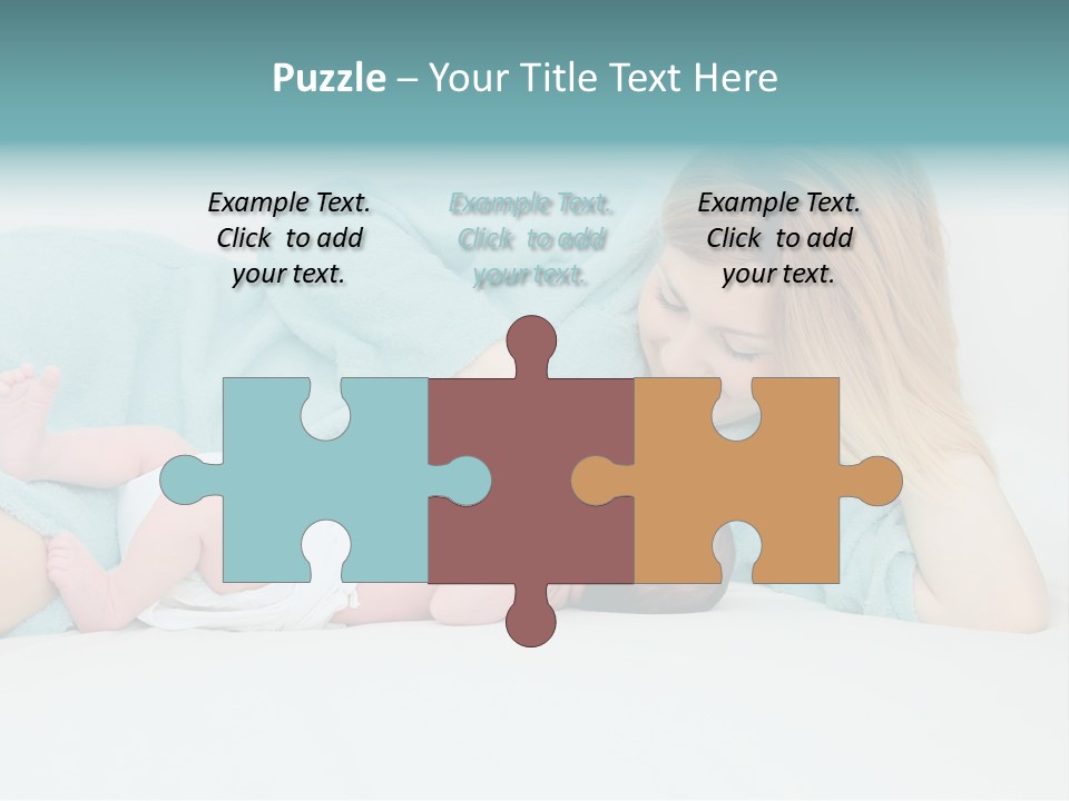 Feeding Little Look PowerPoint Template