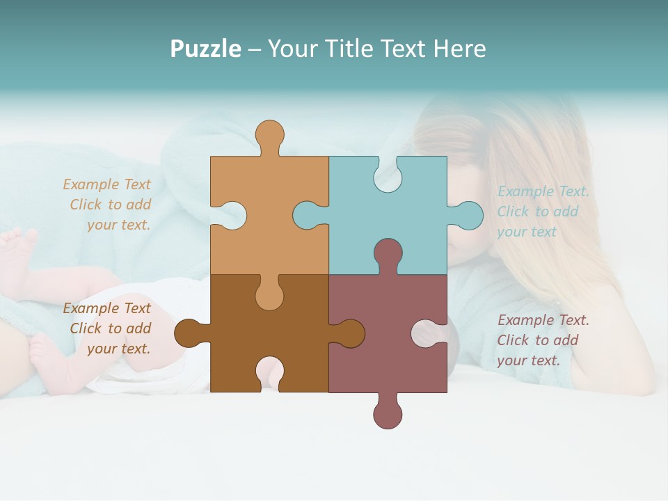 Feeding Little Look PowerPoint Template