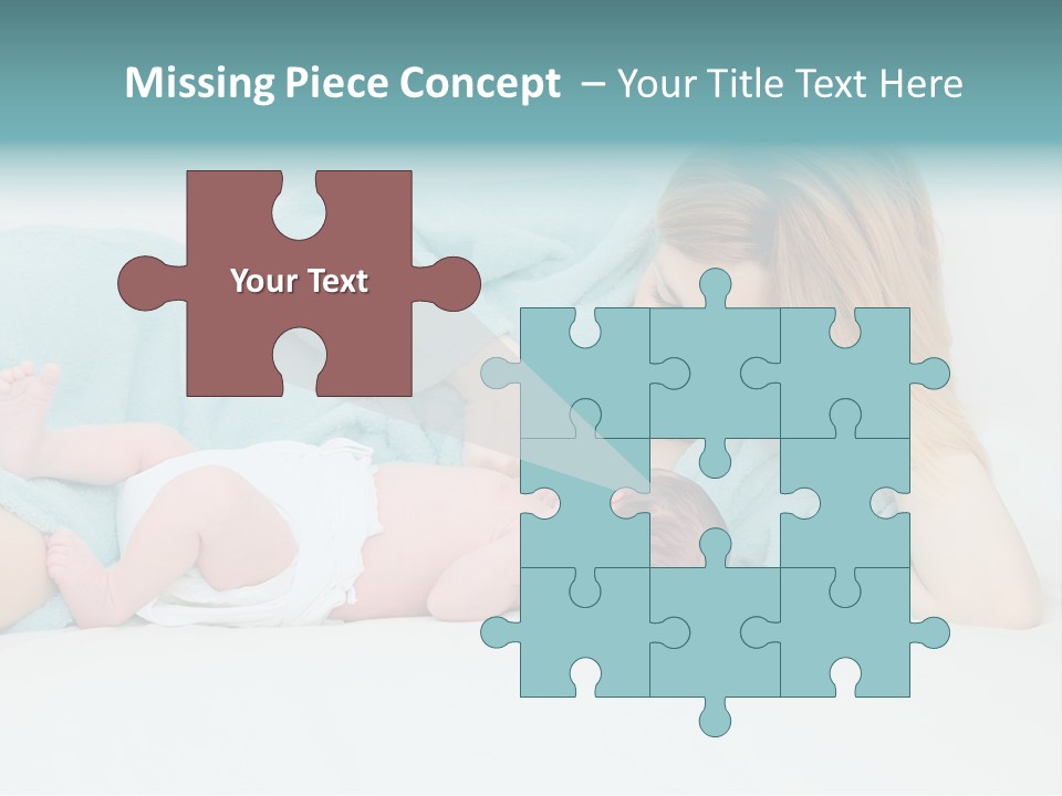 Feeding Little Look PowerPoint Template