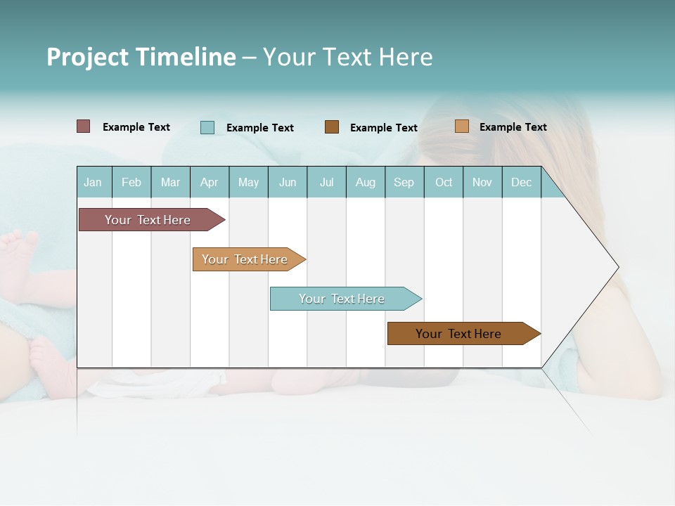 Feeding Little Look PowerPoint Template