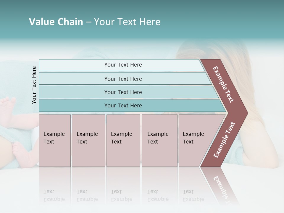 Feeding Little Look PowerPoint Template