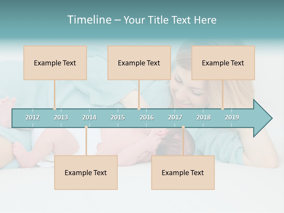 Feeding Little Look PowerPoint Template