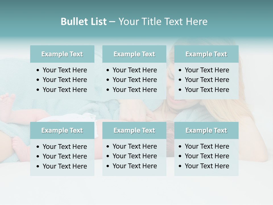 Feeding Little Look PowerPoint Template