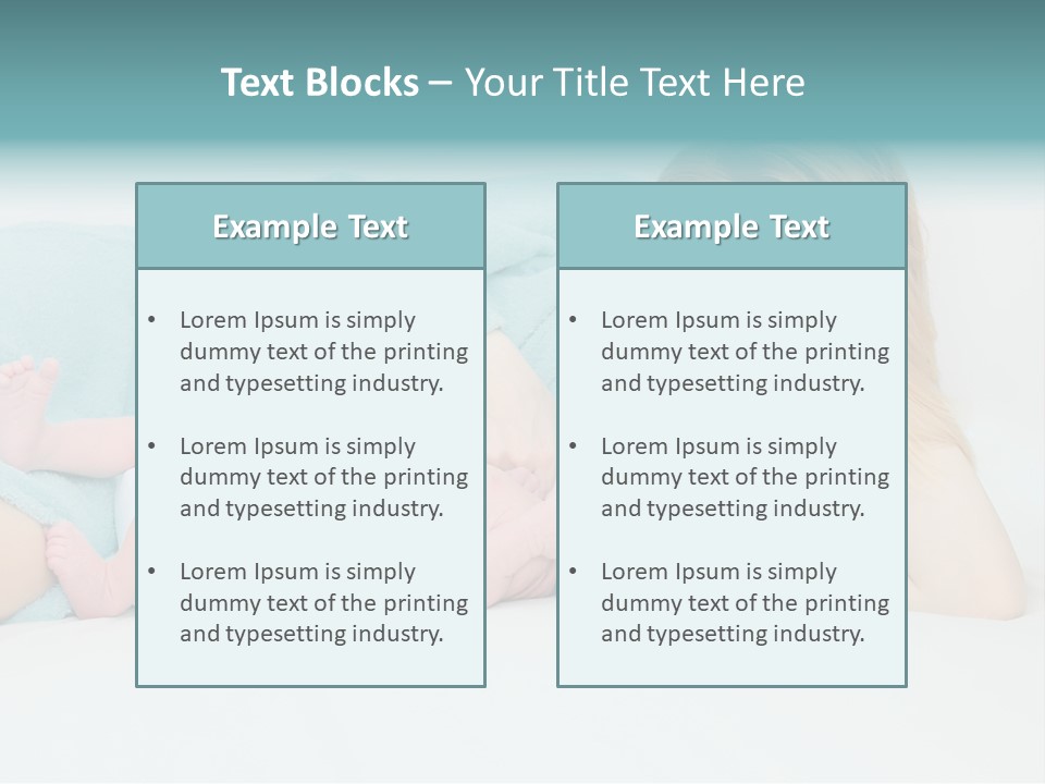 Feeding Little Look PowerPoint Template