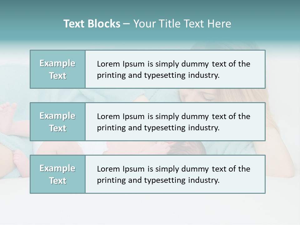 Feeding Little Look PowerPoint Template