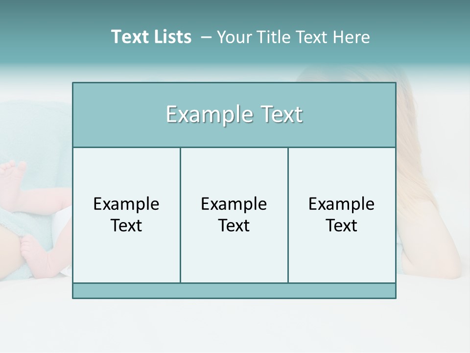 Feeding Little Look PowerPoint Template