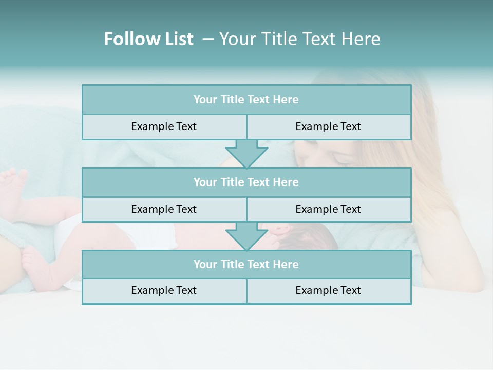 Feeding Little Look PowerPoint Template