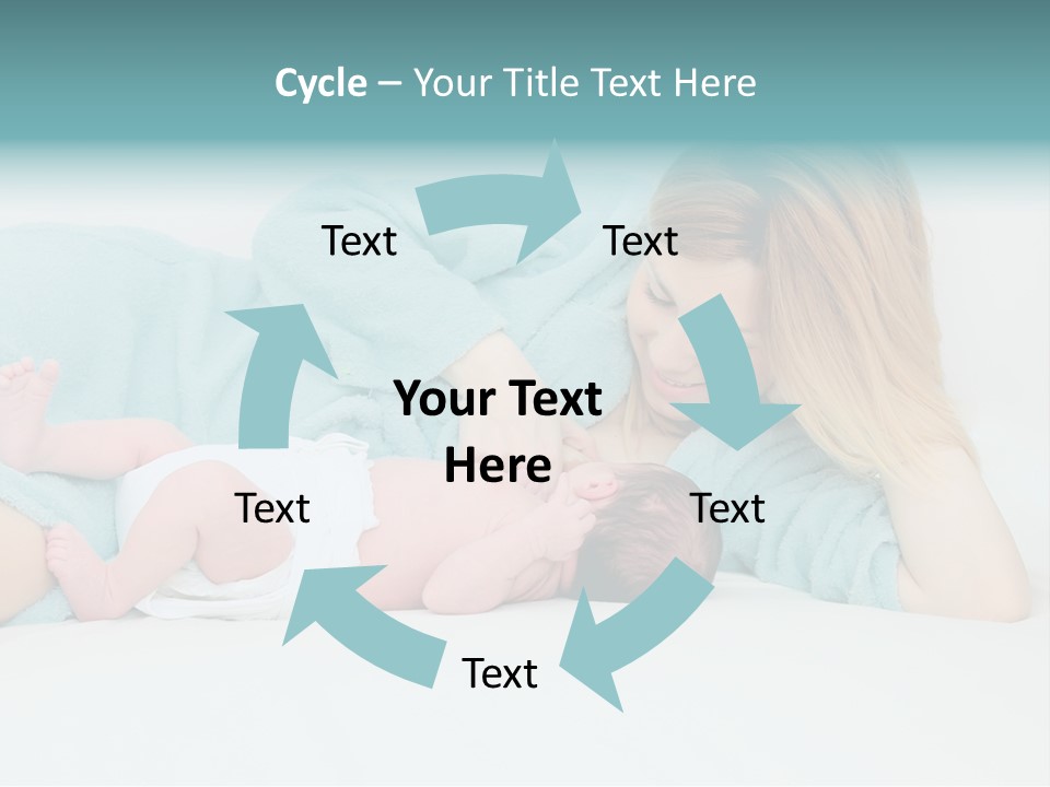 Feeding Little Look PowerPoint Template