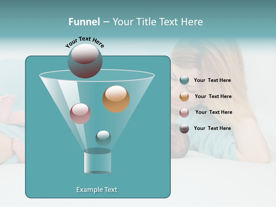 Feeding Little Look PowerPoint Template