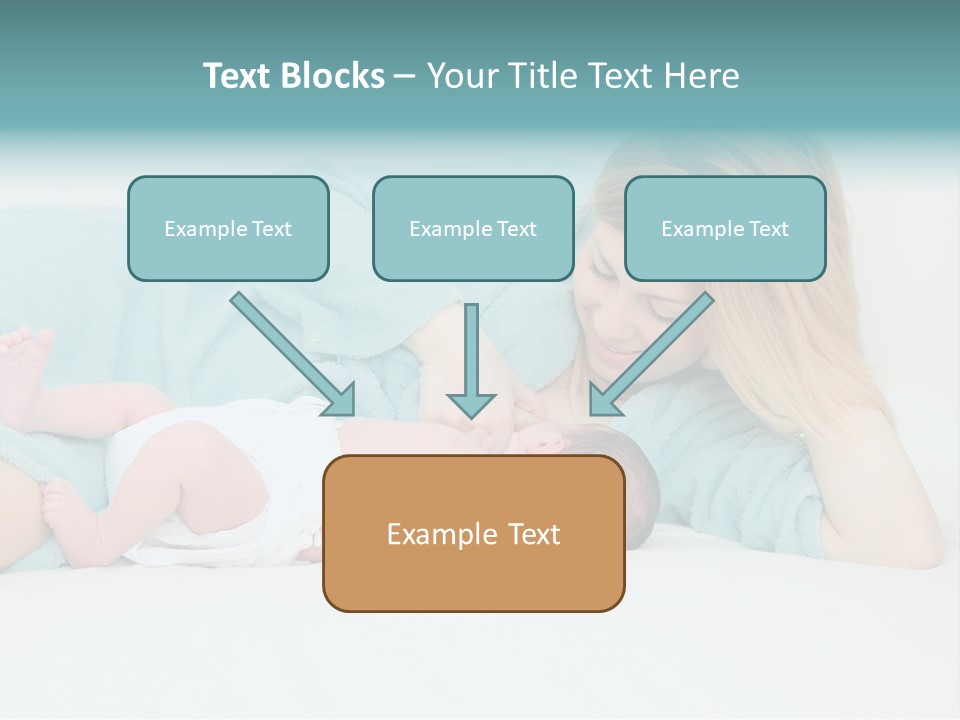 Feeding Little Look PowerPoint Template