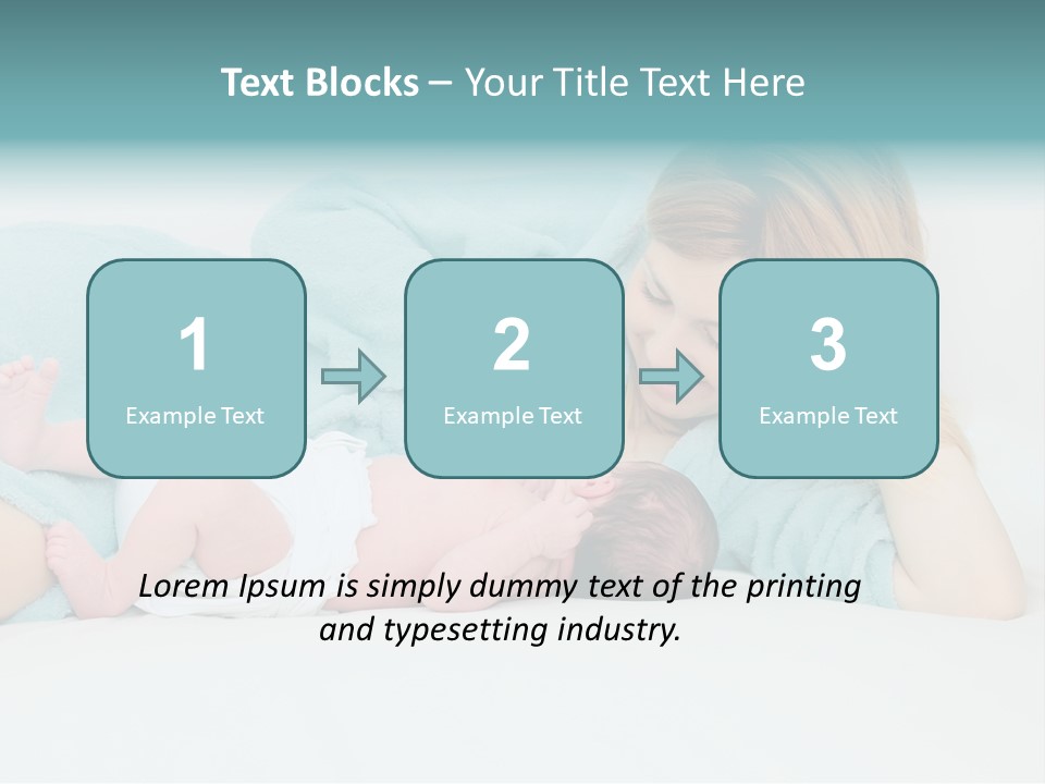 Feeding Little Look PowerPoint Template