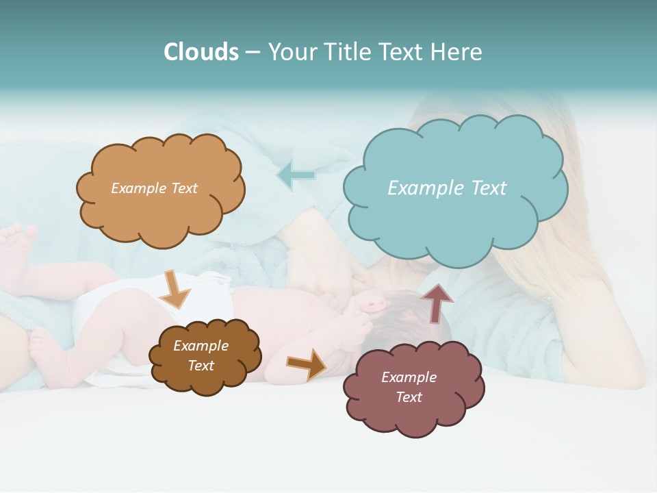 Feeding Little Look PowerPoint Template