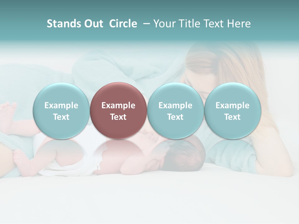 Feeding Little Look PowerPoint Template