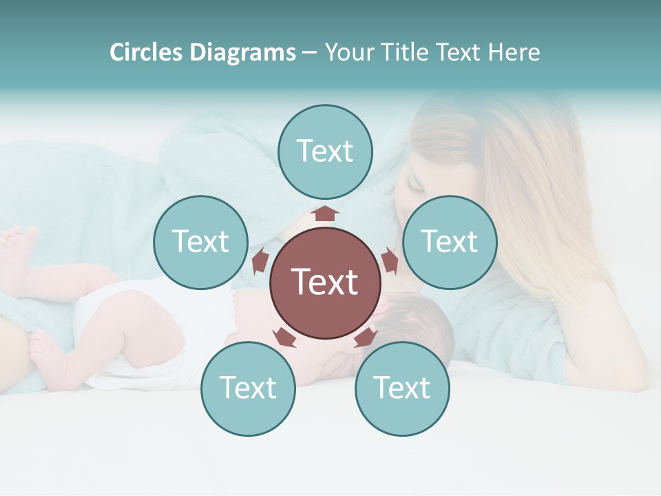 Feeding Little Look PowerPoint Template