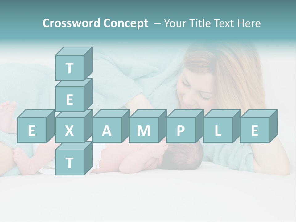 Feeding Little Look PowerPoint Template