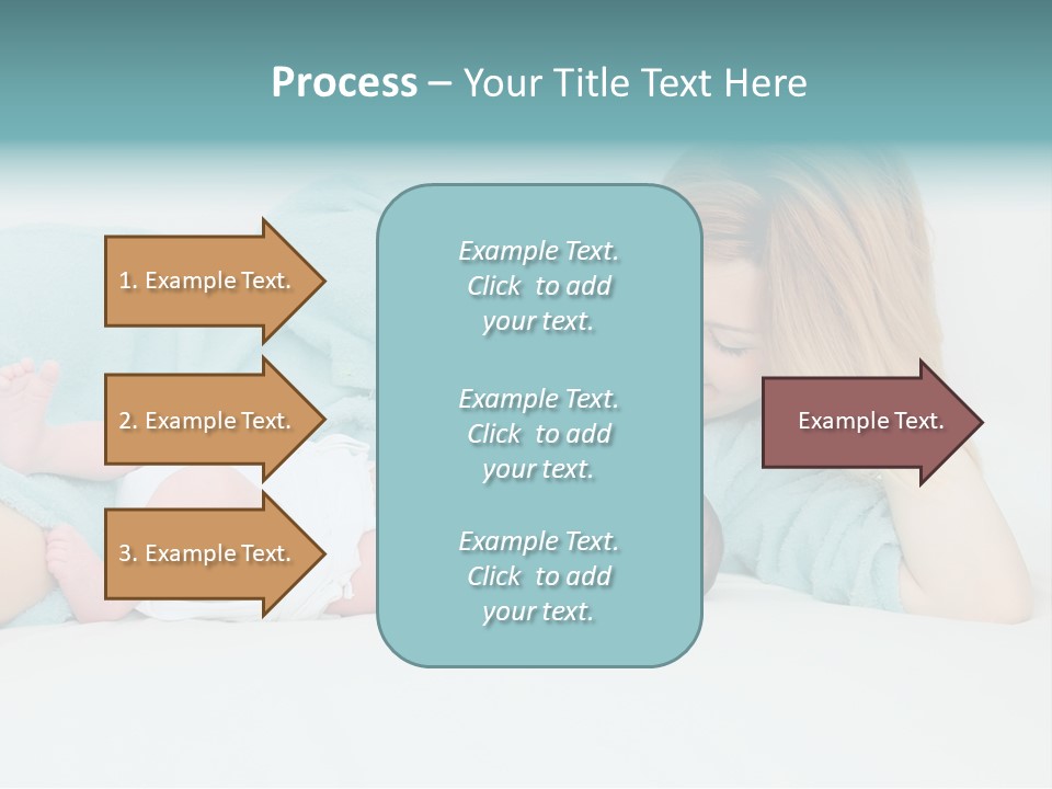 Feeding Little Look PowerPoint Template