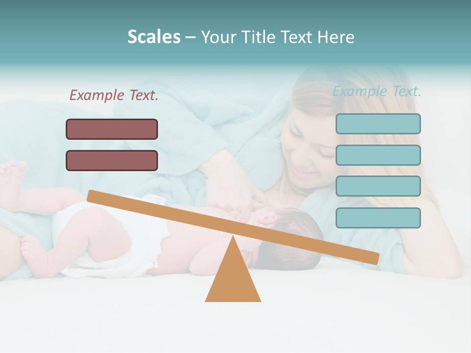 Feeding Little Look PowerPoint Template