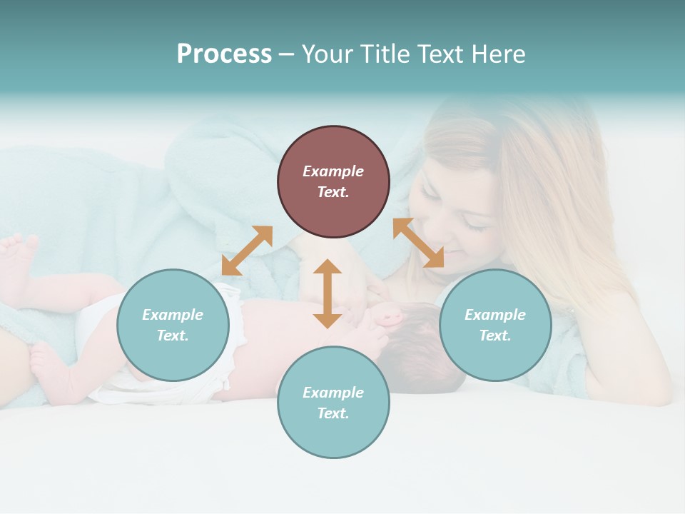 Feeding Little Look PowerPoint Template