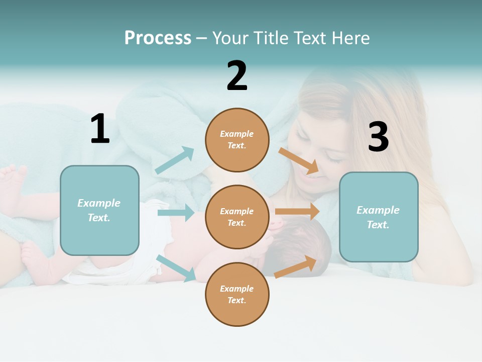 Feeding Little Look PowerPoint Template