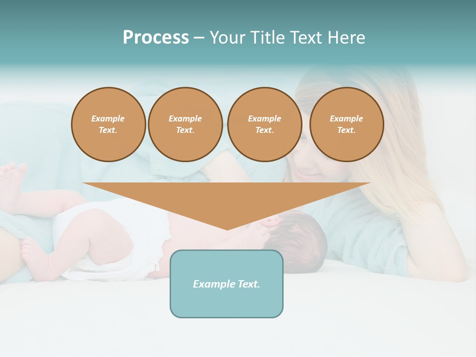 Feeding Little Look PowerPoint Template