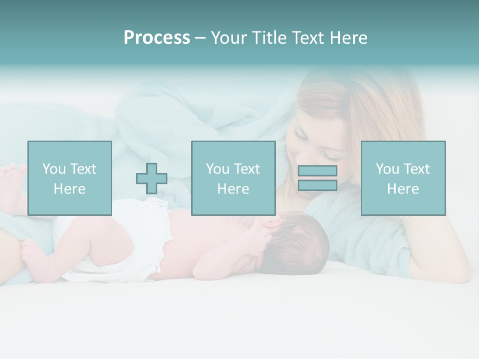 Feeding Little Look PowerPoint Template