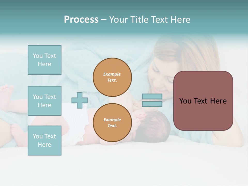 Feeding Little Look PowerPoint Template