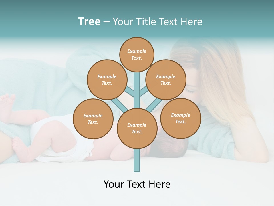 Feeding Little Look PowerPoint Template