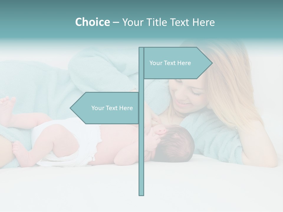 Feeding Little Look PowerPoint Template