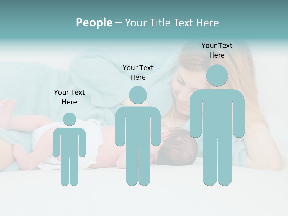 Feeding Little Look PowerPoint Template