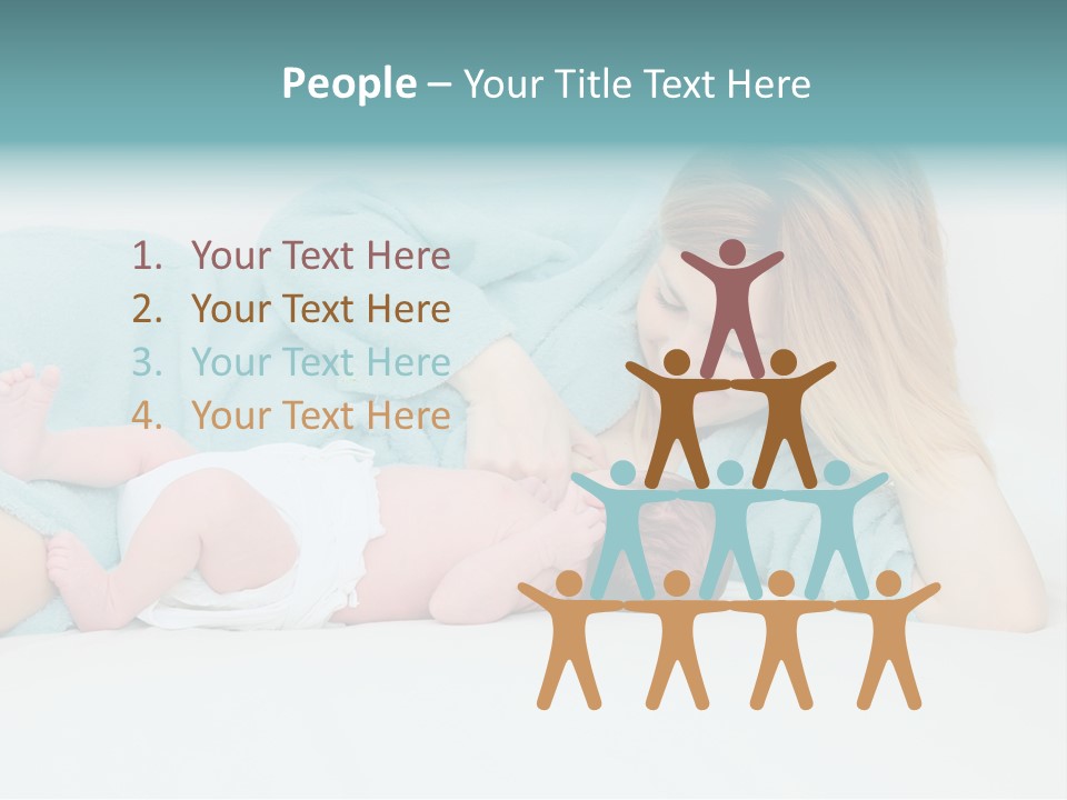 Feeding Little Look PowerPoint Template