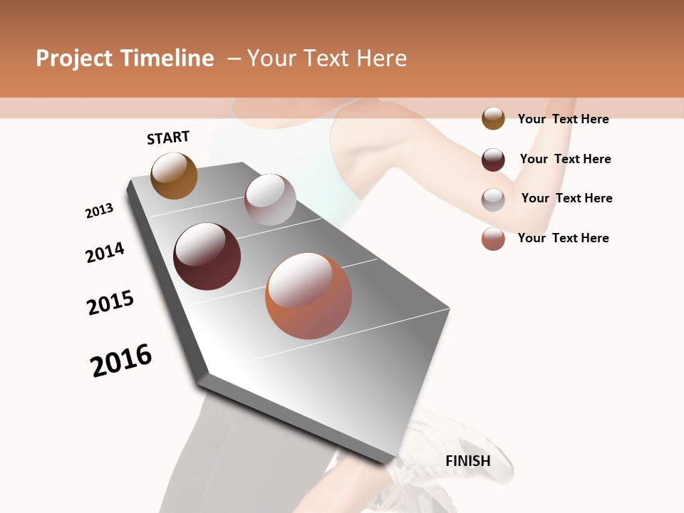 Length Muscles Sport PowerPoint Template