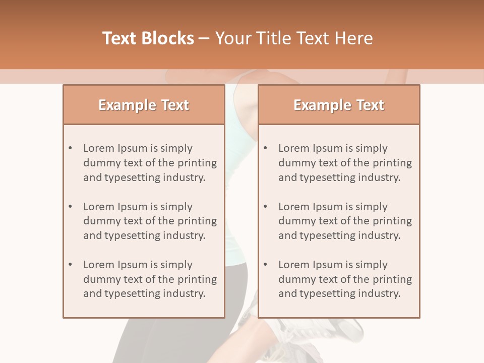 Length Muscles Sport PowerPoint Template
