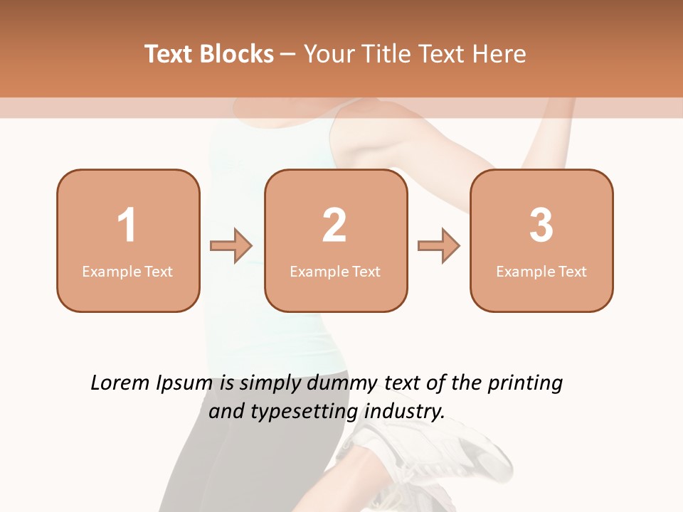 Length Muscles Sport PowerPoint Template