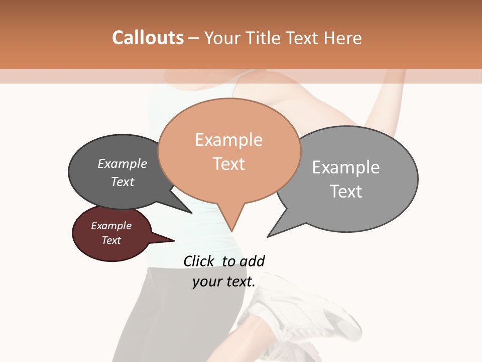 Length Muscles Sport PowerPoint Template