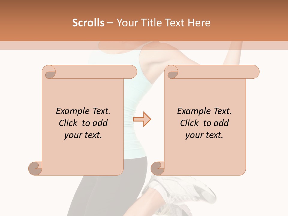Length Muscles Sport PowerPoint Template