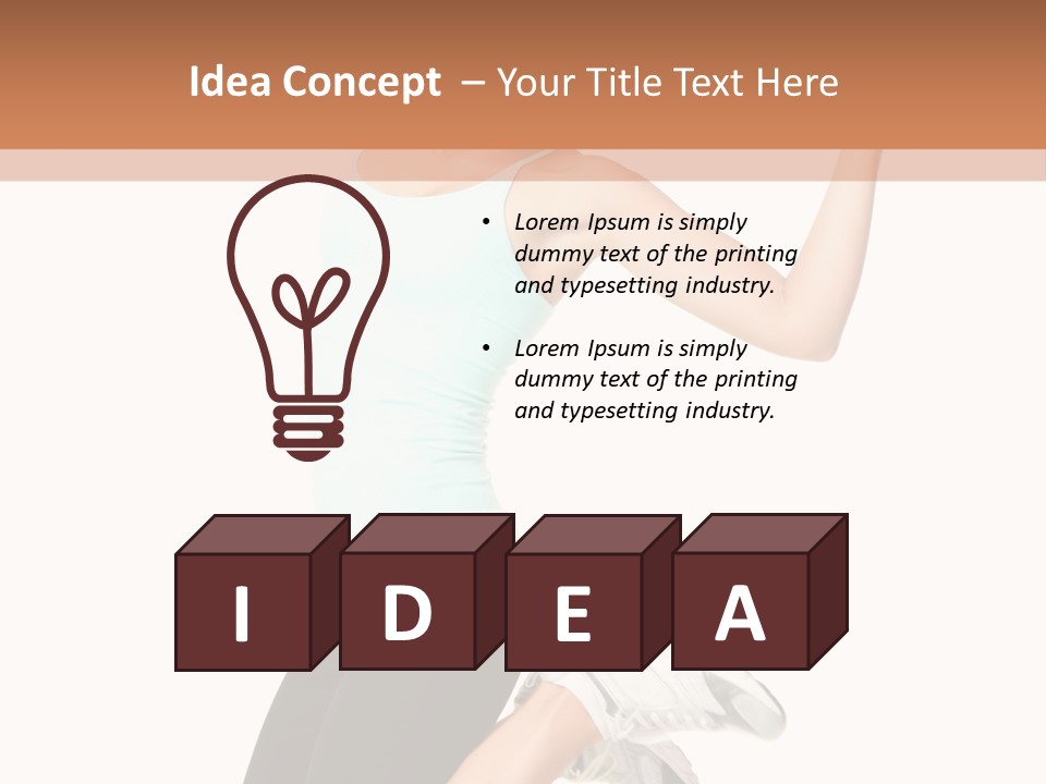 Length Muscles Sport PowerPoint Template