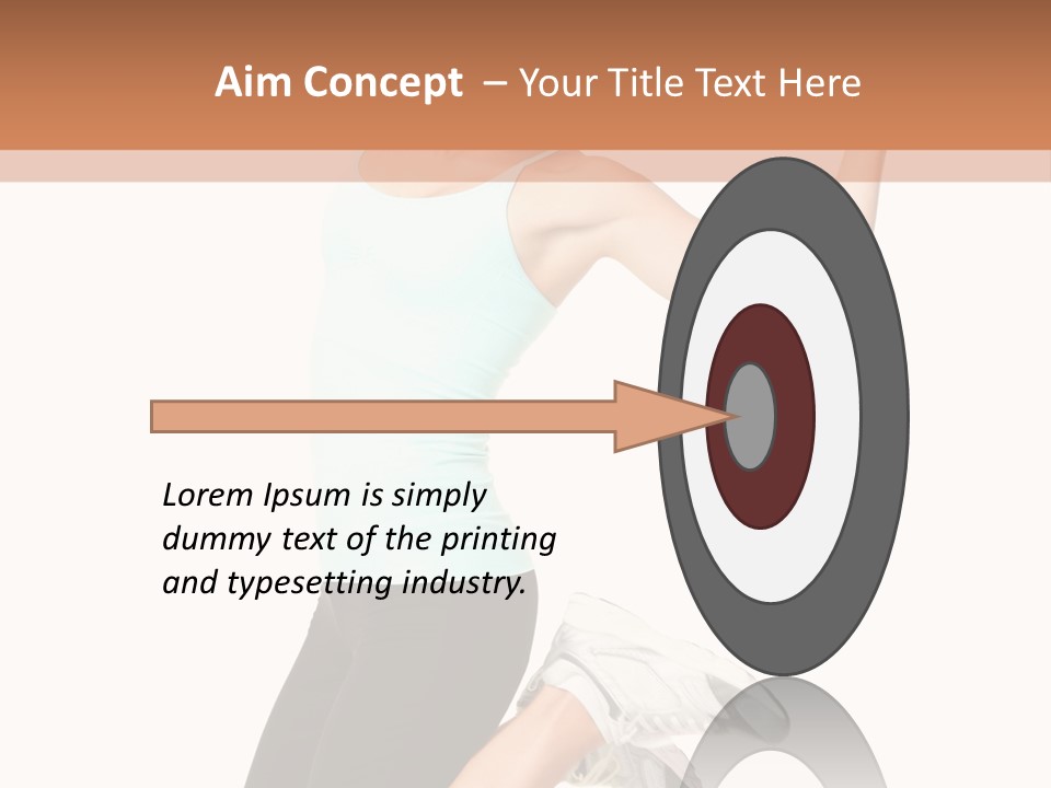 Length Muscles Sport PowerPoint Template