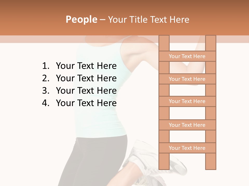 Length Muscles Sport PowerPoint Template